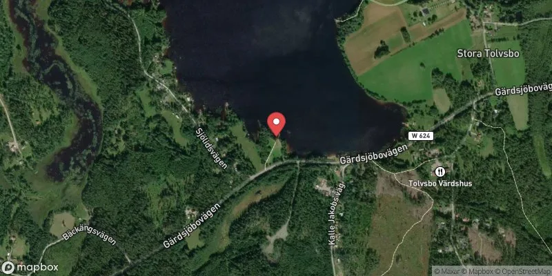 Satellitbild över Tolvsbo, Västra Sveten i Smedjebacken