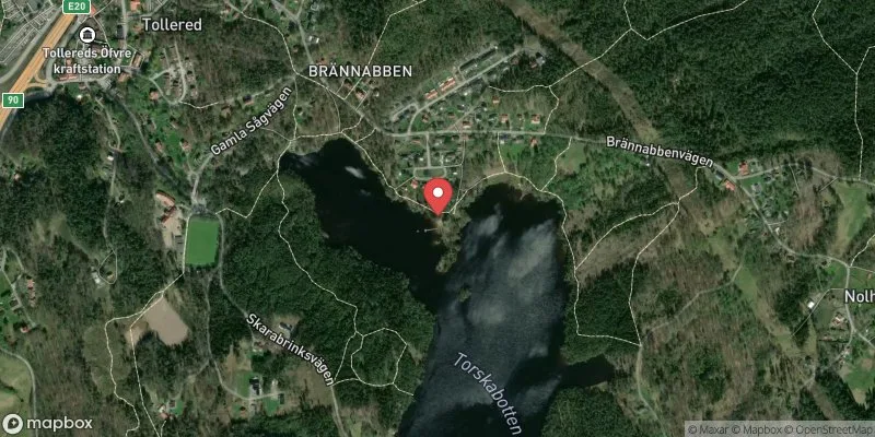 Satellitbild över Torskabotten i Lerum