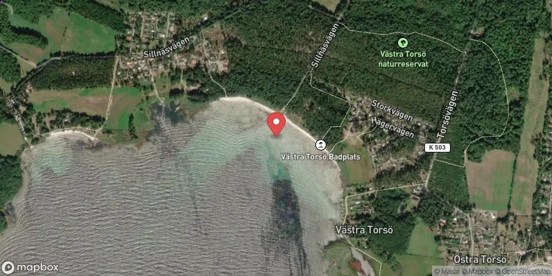 Satellitbild över Torsö V. i Sölvesborg