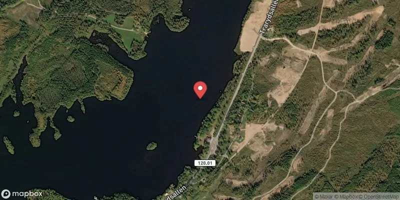 Satellitbild över Tovhultsbadet i Markaryd