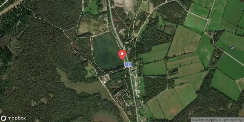 Satellitbild över Träkumlagropen i Gotland
