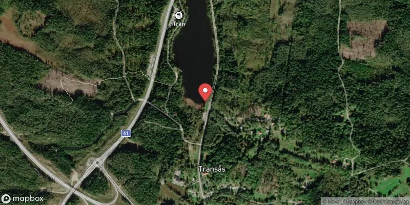 Satellitbild över Transåssjöns badplats, Borås i Borås