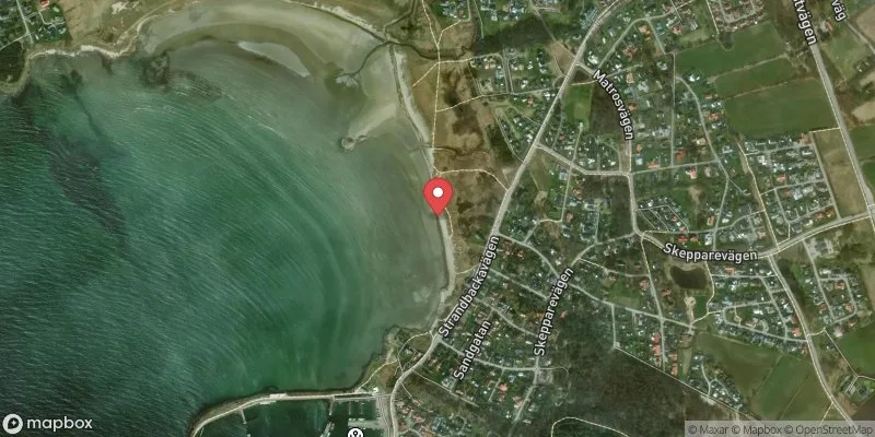 Satellitbild över Träslövsläge i Varberg