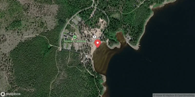 Satellitbild över Tromsöviken i Haparanda