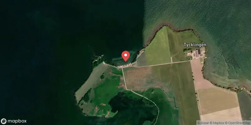 Satellitbild över Tycklinge i Vadstena