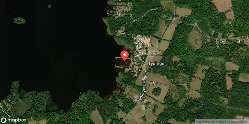 Satellitbild över Tydingen i Östra Göinge