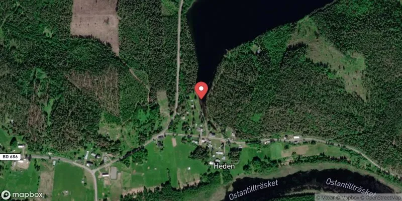 Satellitbild över Ubbyn i Boden