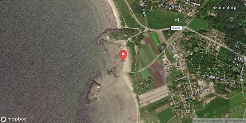 Satellitbild över Ugglarp S Vassvik i Falkenberg