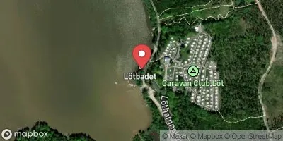 Ulvhällsfjärden, Löt strandbad