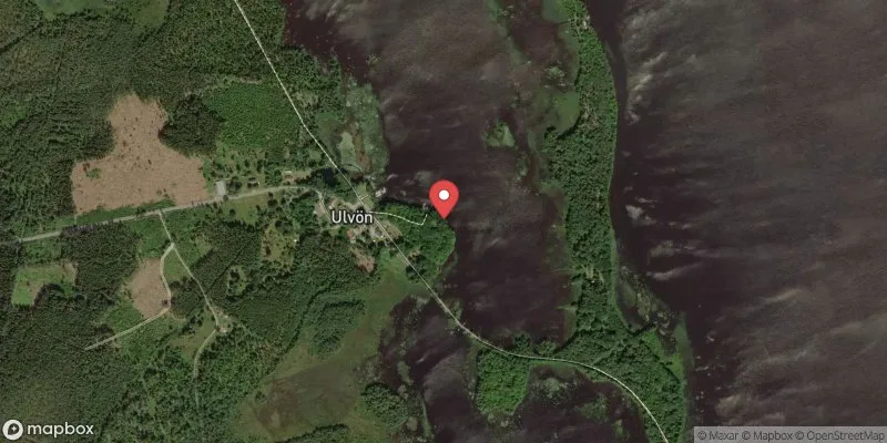 Satellitbild över Ulvö i Alvesta