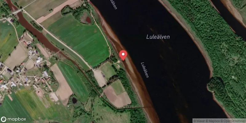Satellitbild över Unbyn i Boden