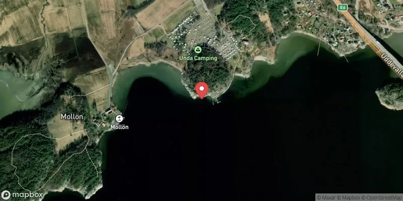 Satellitbild över Unda camping i Uddevalla