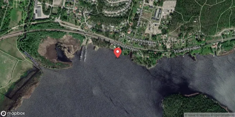 Satellitbild över Vänern  Alster i Karlstad