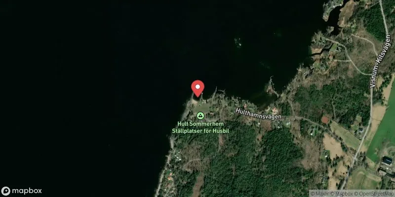 Satellitbild över Vänern, Hult i Kristinehamn