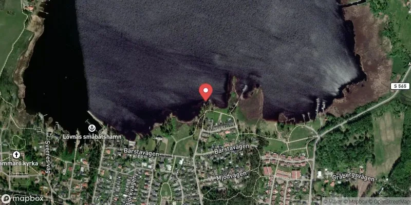 Satellitbild över Vänern, Lövnäs i Hammarö