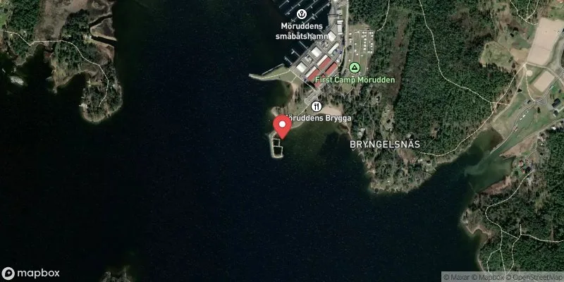 Satellitbild över Vänern, Mörudden i Hammarö