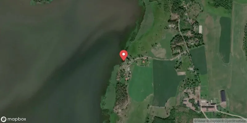 Satellitbild över Vänern  S Bottenviken i Karlstad