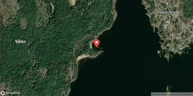 Satellitbild över Vänern, Sandvikarna norra i Kristinehamn