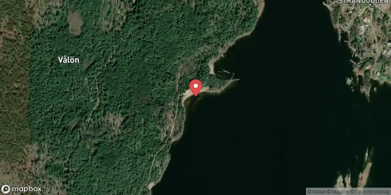 Satellitbild över Vänern, Sandvikarna södra i Kristinehamn