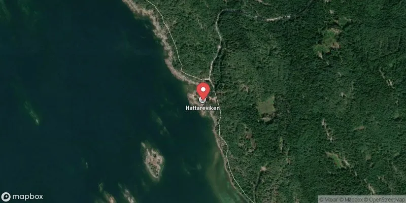 Satellitbild över Vänern, Torsö Hattarevik i Mariestad