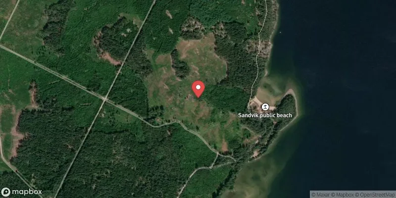 Satellitbild över Vänern, Torsö Sandvik i Mariestad