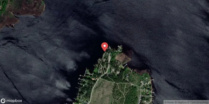 Satellitbild över Vänern, Tynäsudden i Hammarö