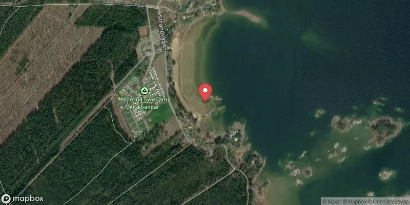 Satellitbild över Vänern, Vita sannar i Mellerud