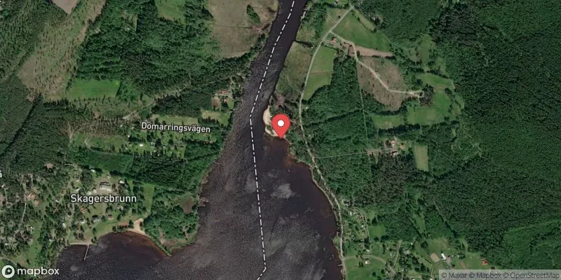 Satellitbild över Vårbobadet i Degerfors