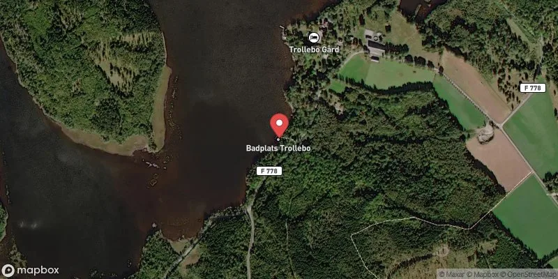 Satellitbild över Värnen, Trollebo i Vetlanda