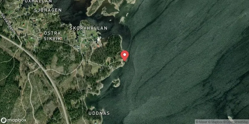 Satellitbild över Vårvik i Gävle