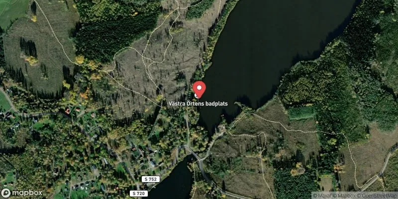 Satellitbild över Västra Örten i Forshaga