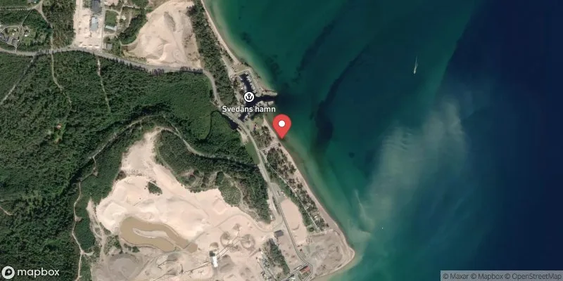 Satellitbild över Vättern Baskarp i Habo