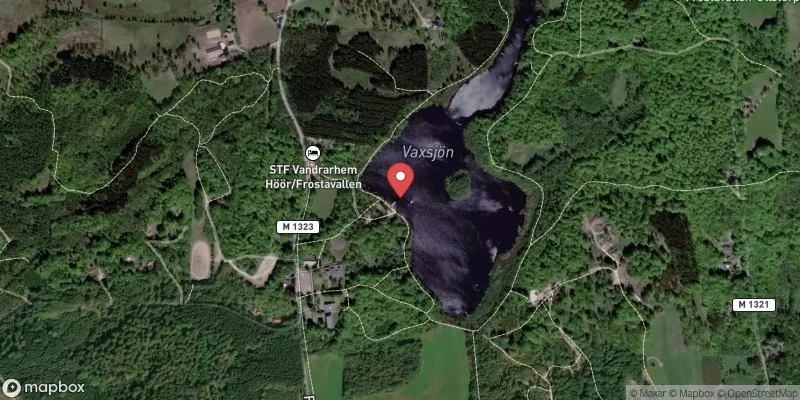 Satellitbild över Vaxsjön i Höör