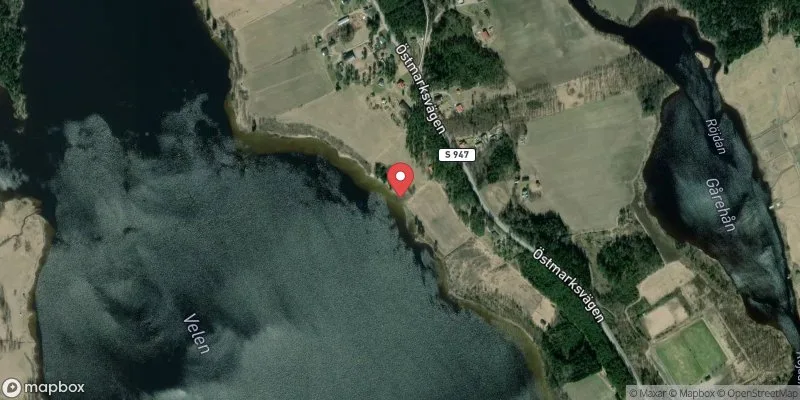 Satellitbild över Velen, Pankland i Torsby