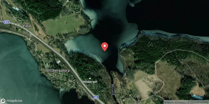 Satellitbild över Vialabadet i Vingåker
