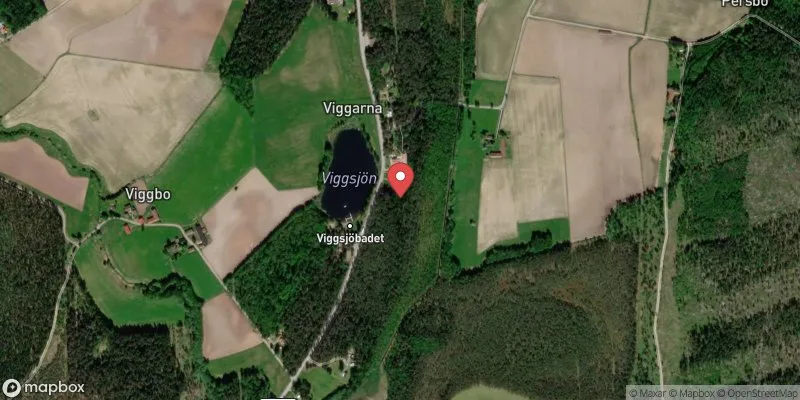 Satellitbild över Viggenbadet i Sala