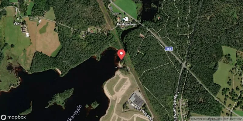 Satellitbild över Vikaresjön i Gnosjö