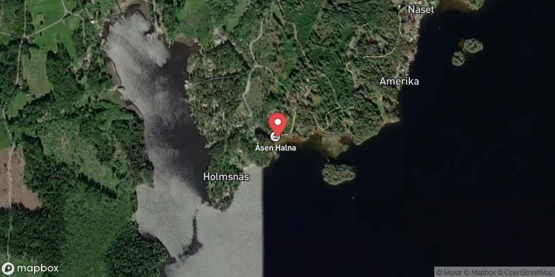 Satellitbild över Viken, Åsens badplats i Töreboda