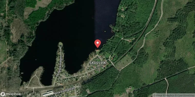 Satellitbild över Vismen, Gräsviksbadet i Kristinehamn