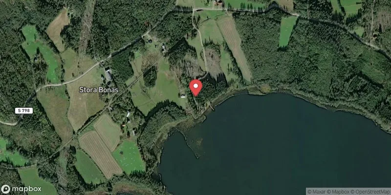 Satellitbild över Visten, Lilla Bonäs i Sunne