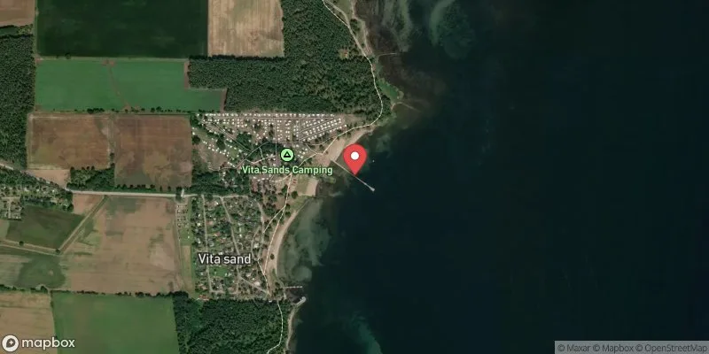 Satellitbild över Vita Sand i Kalmar