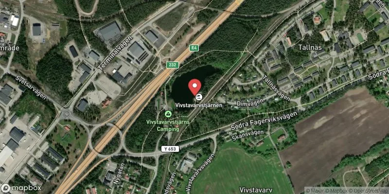 Satellitbild över Vivstavarvstjärn i Timrå
