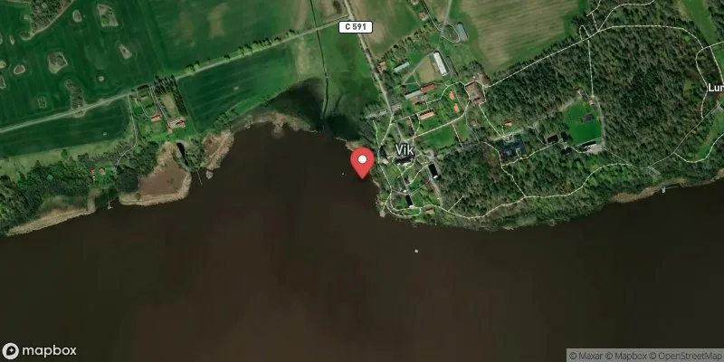 Satellitbild över Wiksbadet i Uppsala