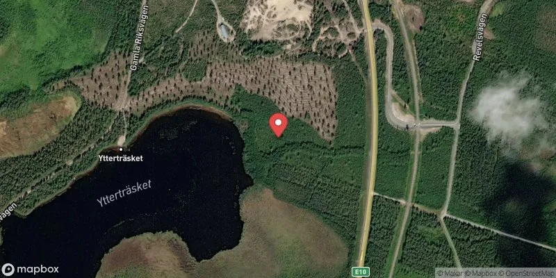 Satellitbild över Ytterträsket i Kalix