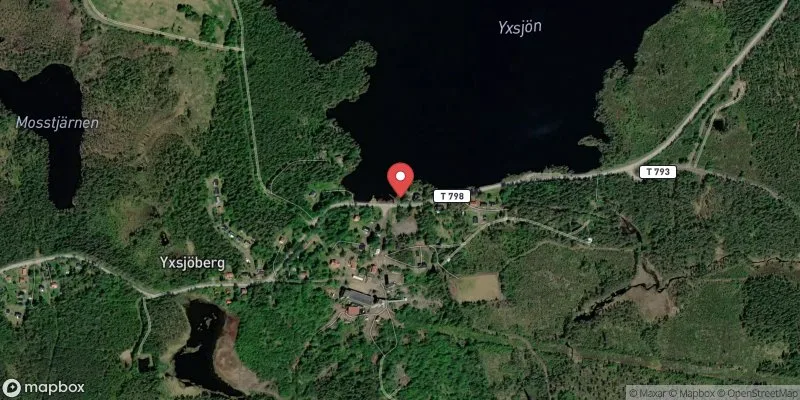 Satellitbild över Yxsjöberg i Ljusnarsberg
